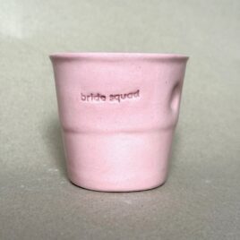 Papercup M / pink / bride squad / 180ml