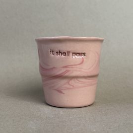 PAPERCUP M / pink melanż / it shall pass / 180ml