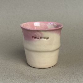 PAPERCUP M / truskawka z wanilią / little things / 180ml