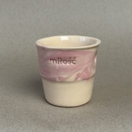 PAPERCUP M / truskawka z wanilią / miłość / 180ml