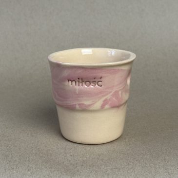 PAPERCUP M / truskawka z wanilią / miłość / 180ml