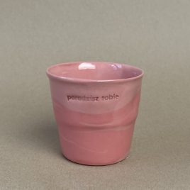PAPERCUP M / pink melanż / poradzisz sobie / 180ml