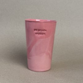 PAPERCUP L / pink melanż / po prostu orgazm / 290ml