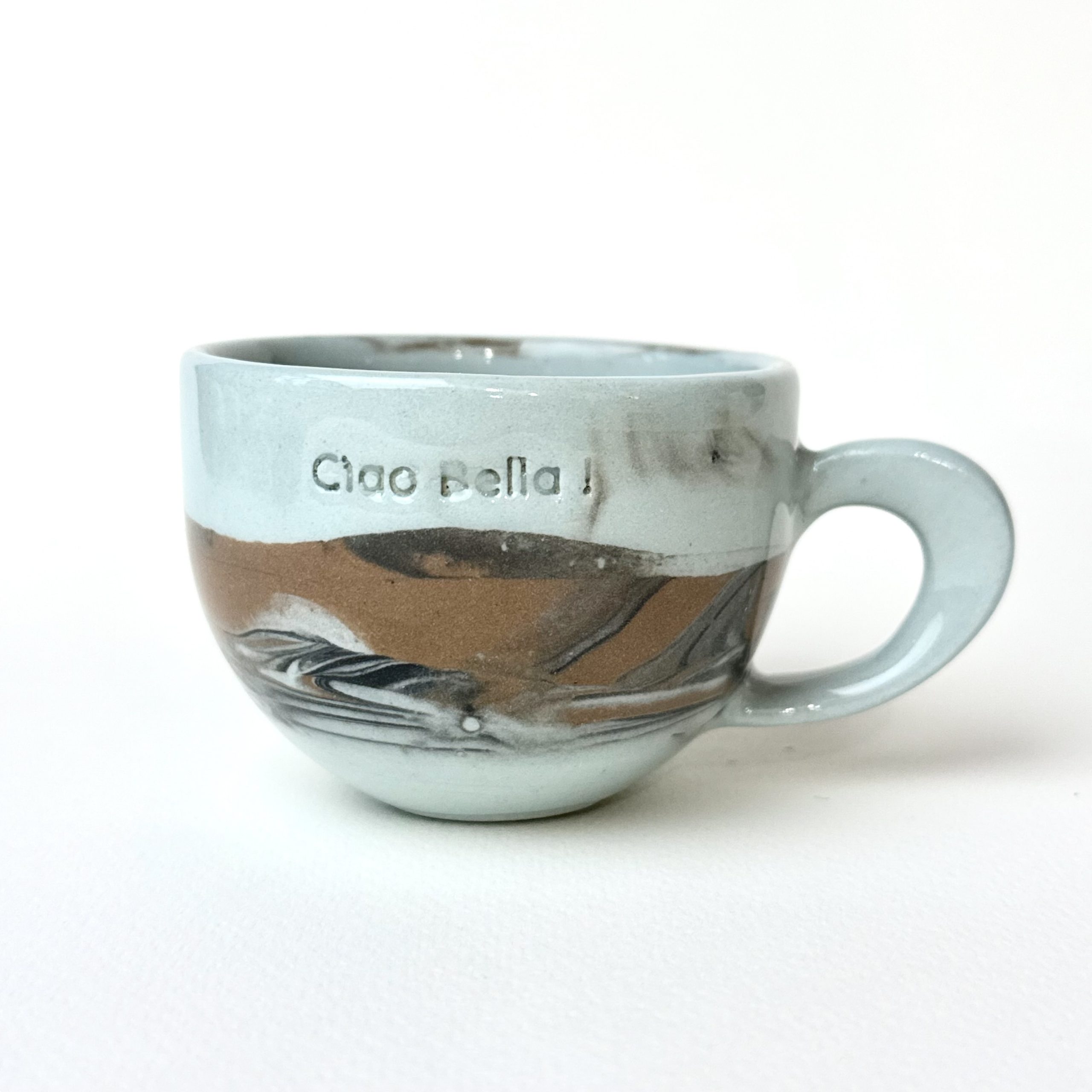 double espresso z uchem / icelandic blue / Ciao Bella! / 110ml