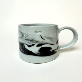 Prosty z uchem/ M / blue&black / flow / 280ml