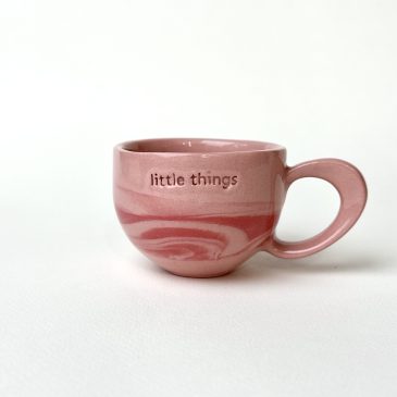 espresso z uchem / pink&red / little things / 70ml