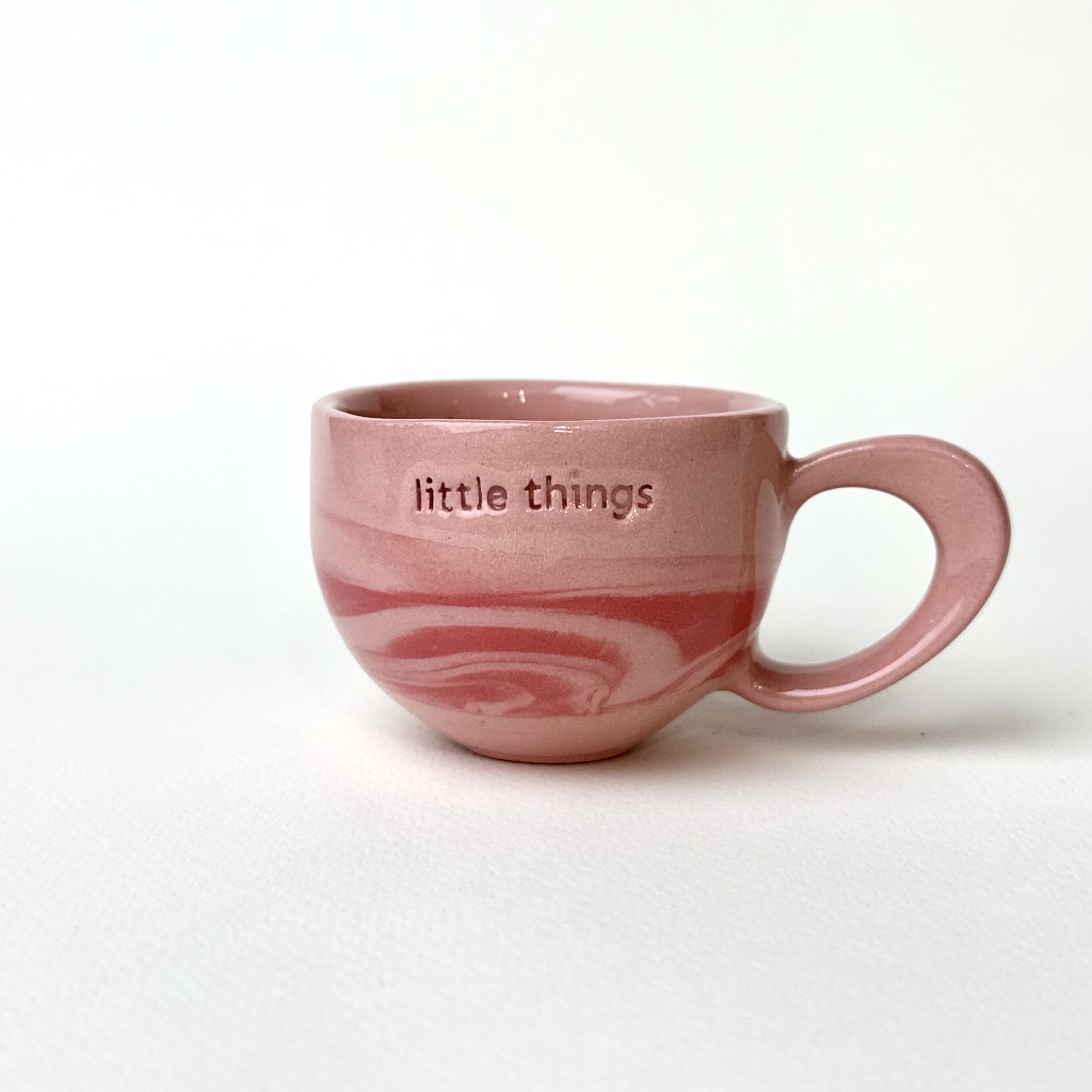 espresso z uchem / pink&red / little things / 70ml