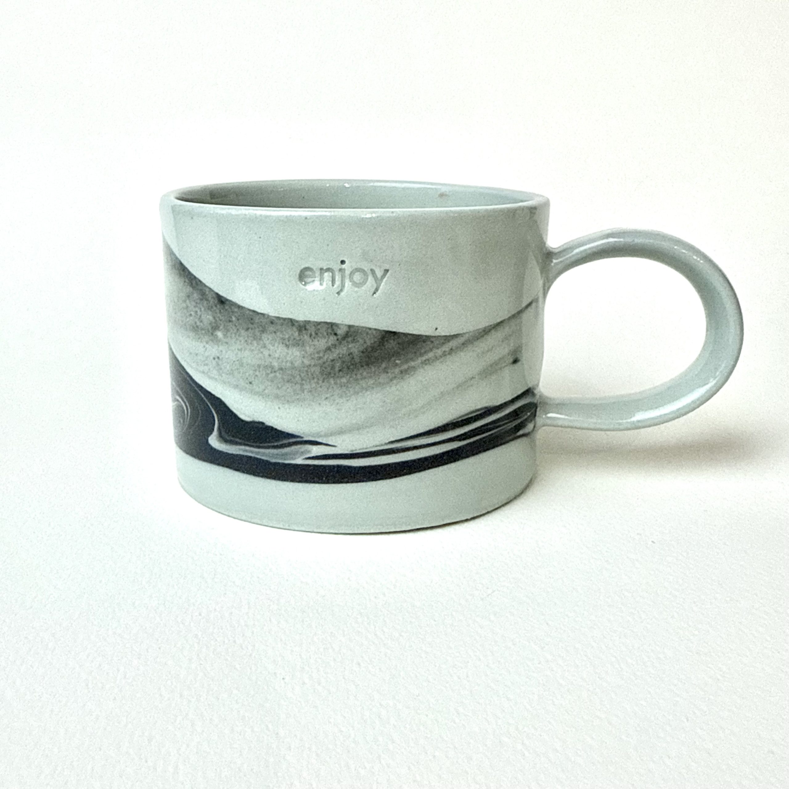 Prosty z uchem/ M / blue&black / enjoy / 280ml