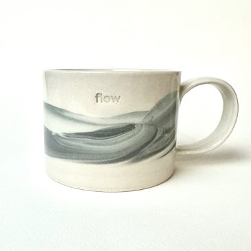 Prosty z uchem/ M / cream&black / flow / 280ml