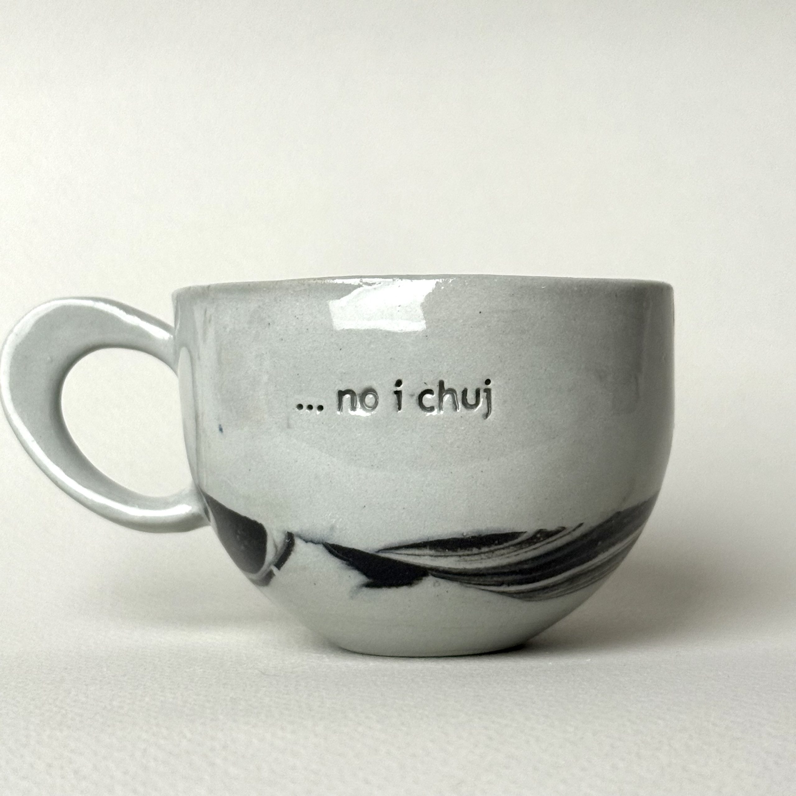 double espresso z uchem / blue&black / ...no i chuj / 110ml