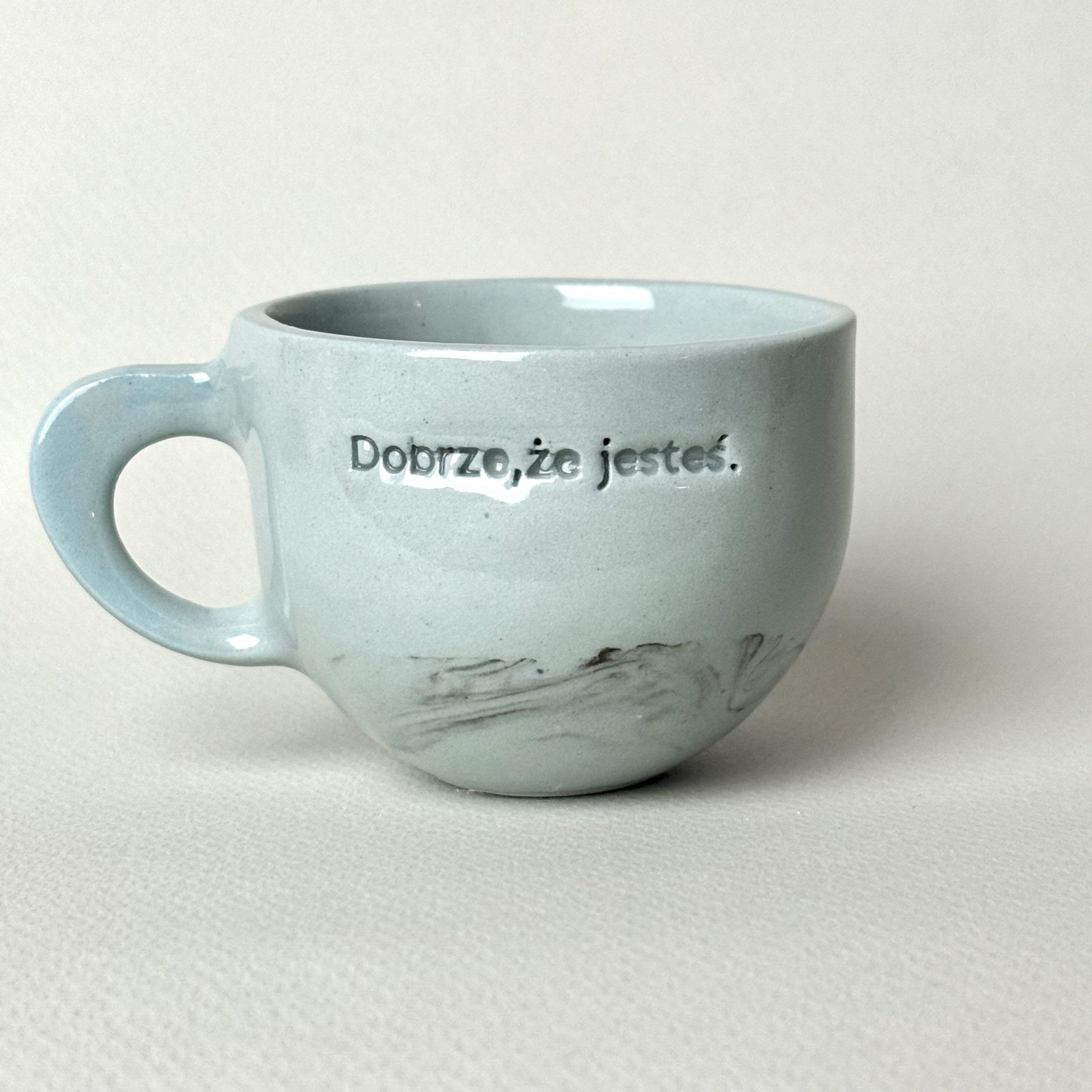 double espresso z uchem / blue&black / Dobrze, że jesteś / 110ml
