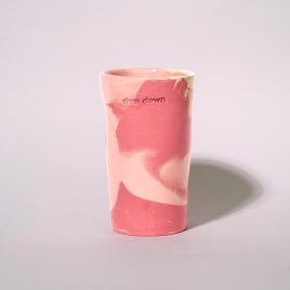 Papercup L / pink strawberry/ slow down / 290ml