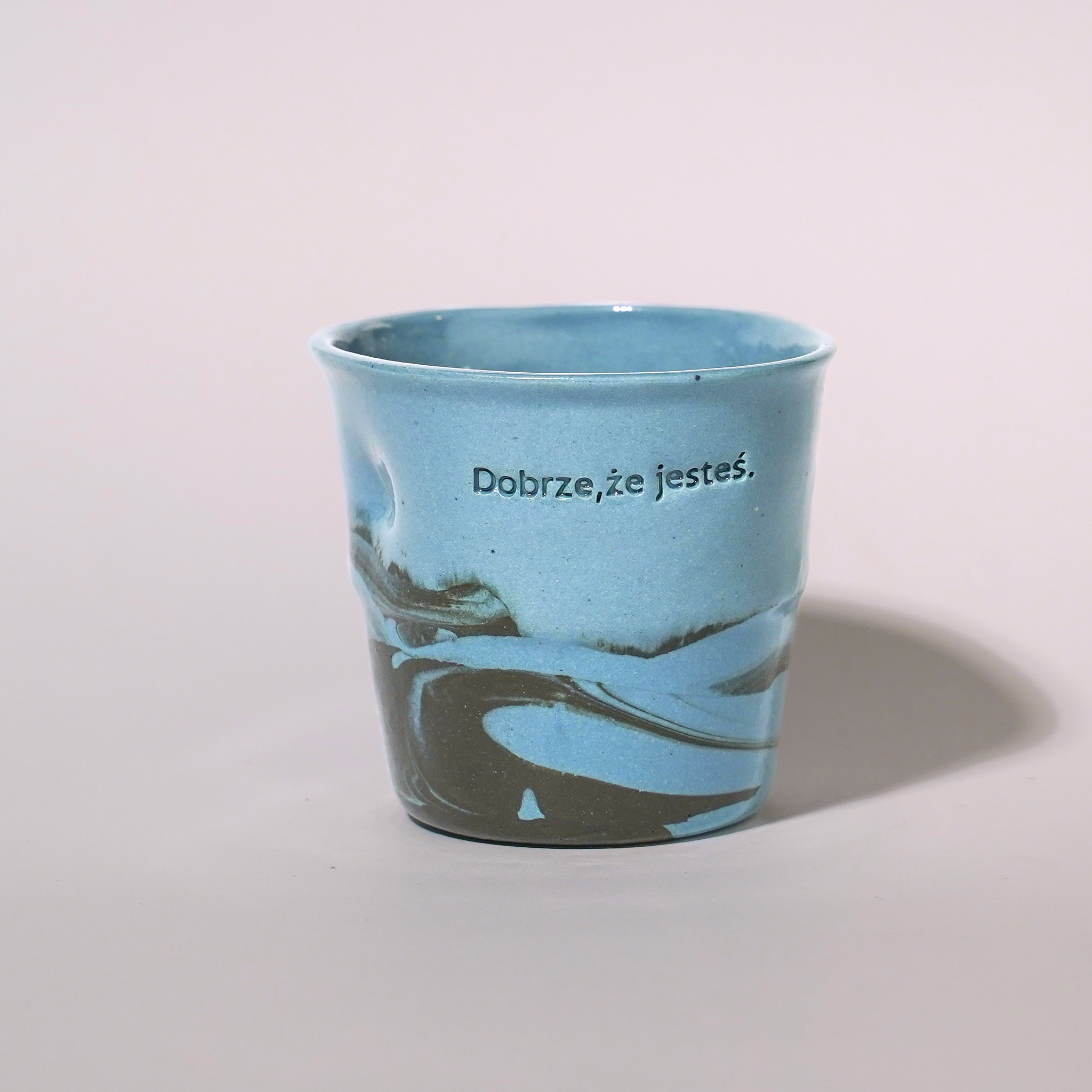 Papercup M / storm blue / Dobrze,że jesteś. / 180ml
